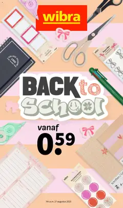 Prévisualisation de Folder du magasin Wibra formulaire valide 14/08/2025
