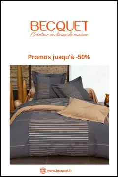 Prévisualisation de Catalogue Becquet Automne du magasin Becquet formulaire valide 02/10/2025