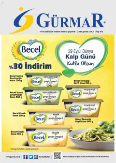 Gürmar Katalog 16.09.2025 - Broşürünün önizlemesi