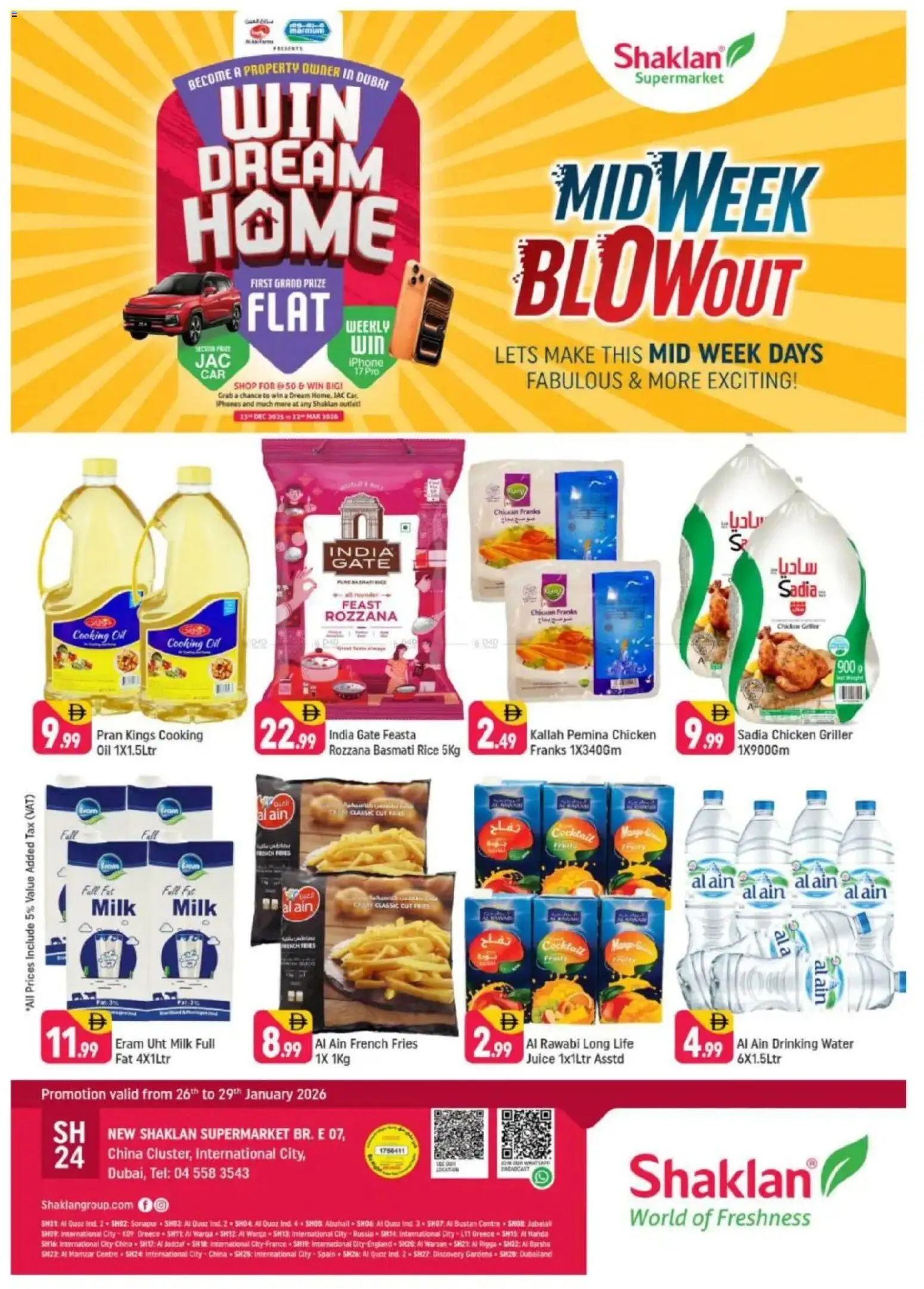 Preview of the catalogue Midweek Blowout - E07, International City, China Cluster of store Shaklan valid from 26 Jan, 2026
