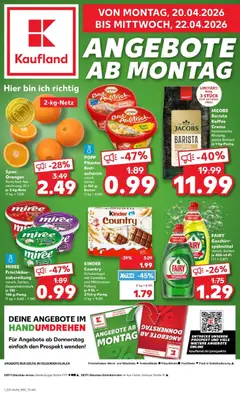 Vorschau von dem Prospekt des Geschäftes Kaufland, gültig ab dem 20.04.2026