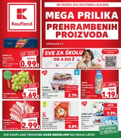 Pregled letka Katalog trgovine Kaufland vrijedi od 20.08.2025