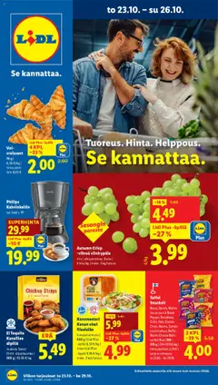 Kaupan Lidl Tarjoukset esikatselu, voimassa 23/10/2025