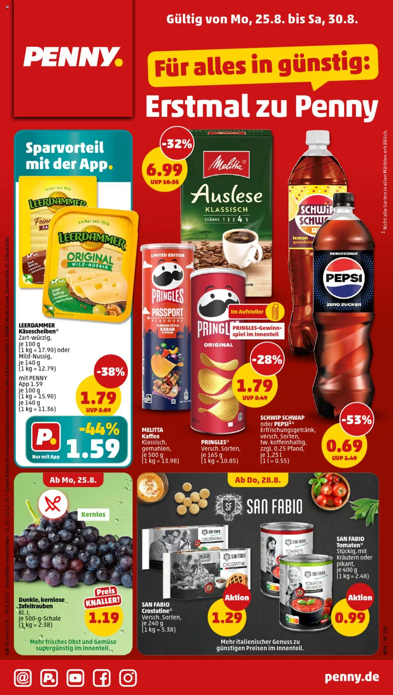 Penny Prospekt ab 25.08.2025 - Prospekt