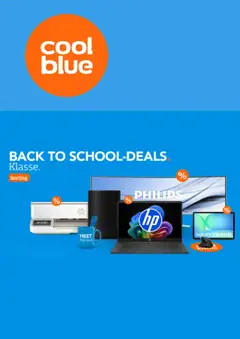 Prévisualisation de Folder / Publicité du magasin Coolblue formulaire valide 01/09/2025