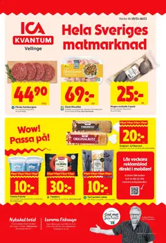 Förhandsgranska reklamblad Vellinge från butik ICA Kvantum gäller från 10/11/2025