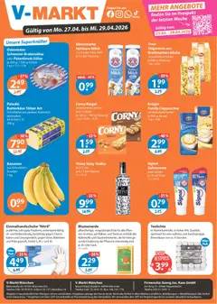 Vorschau von dem Prospekt des Geschäftes V-Markt, gültig ab dem 27.04.2026