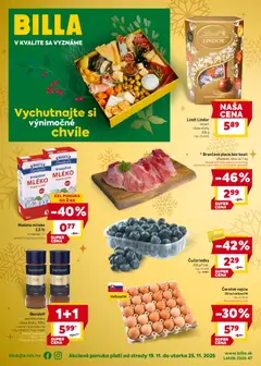 Náhľad Billa letáku platného od 19.11.2025