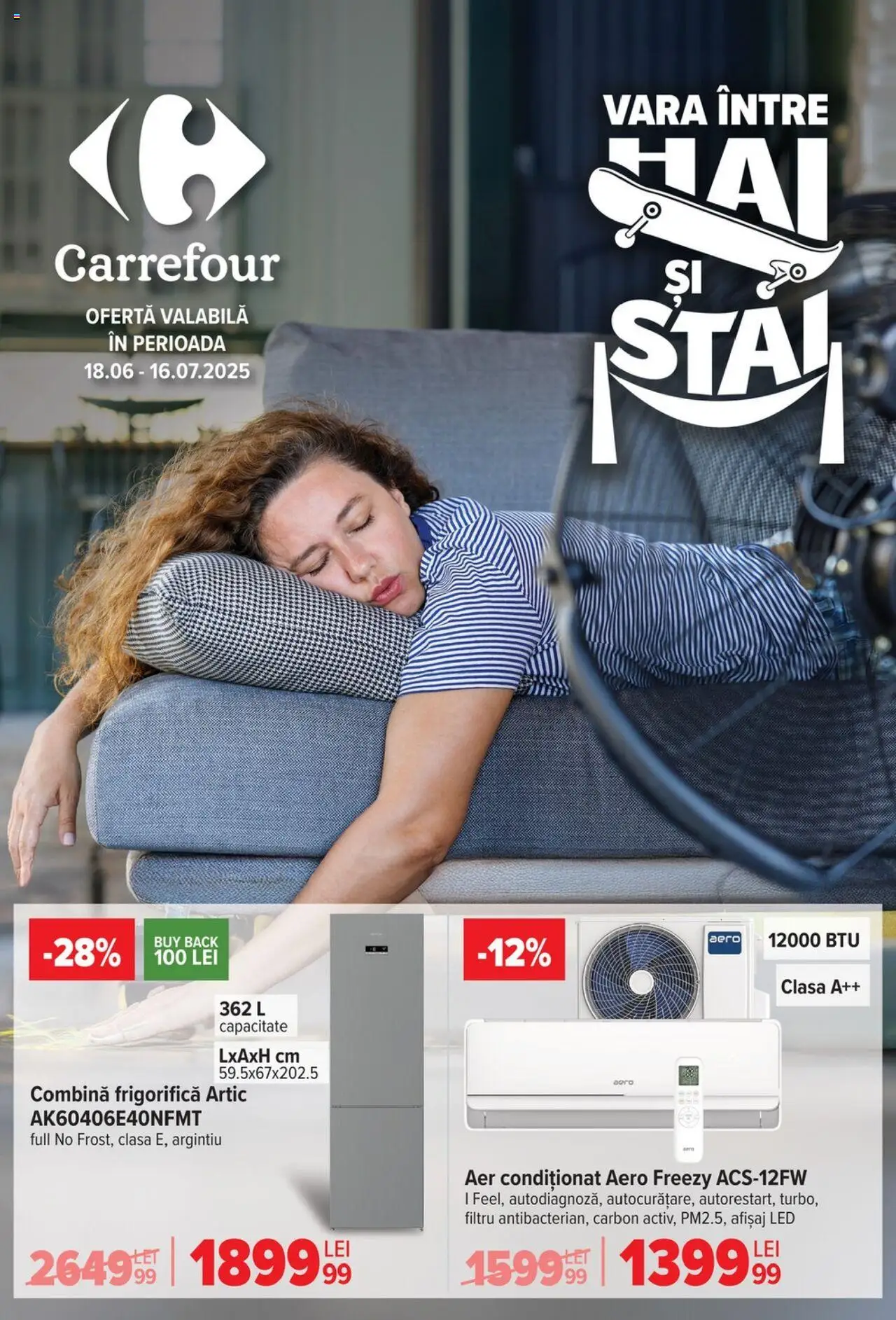 Catalog Carrefour 18.06.2025 - "Catalog - Frigorifice AC si Ventilatoare" - Pagină 1