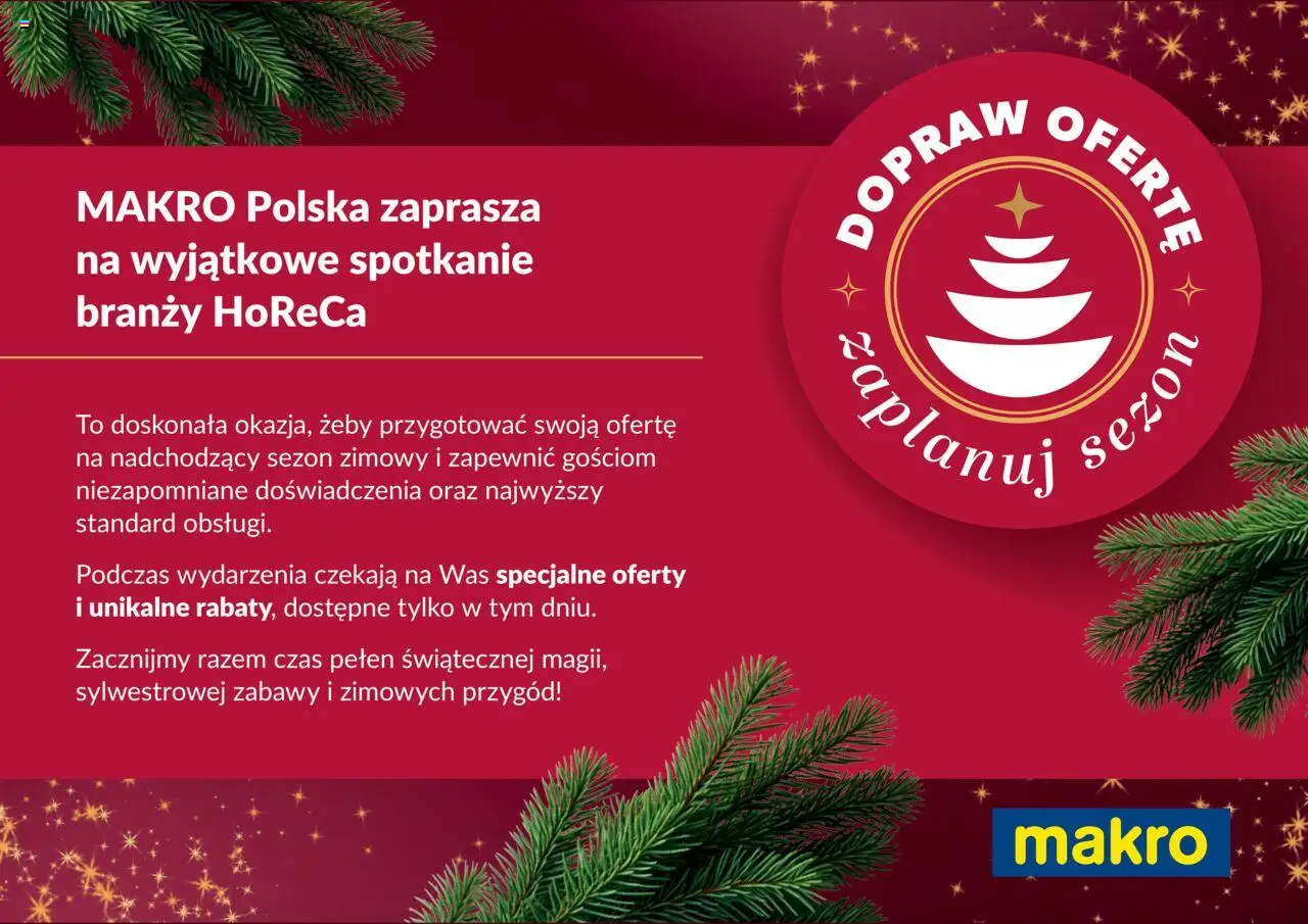 Makro Zaproszenie na wydarzenie Dopraw ofertę Poznań od 23.10.2025 - Nowa Gazetka - Numer strony 1