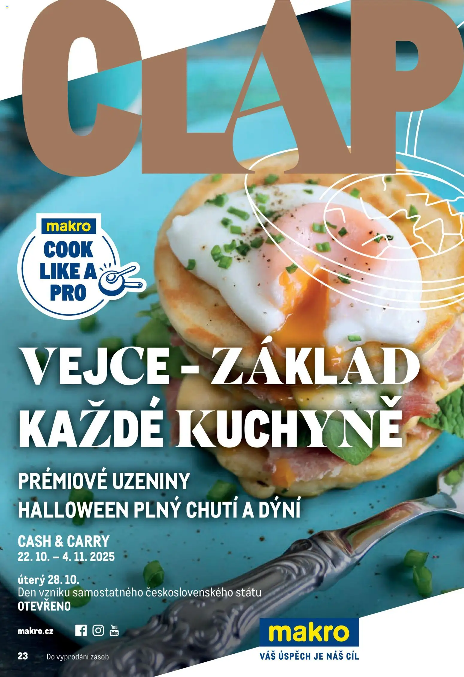  Makro Leták - Pro milovníky jídla od 22.10.2025 - Akce Makro
