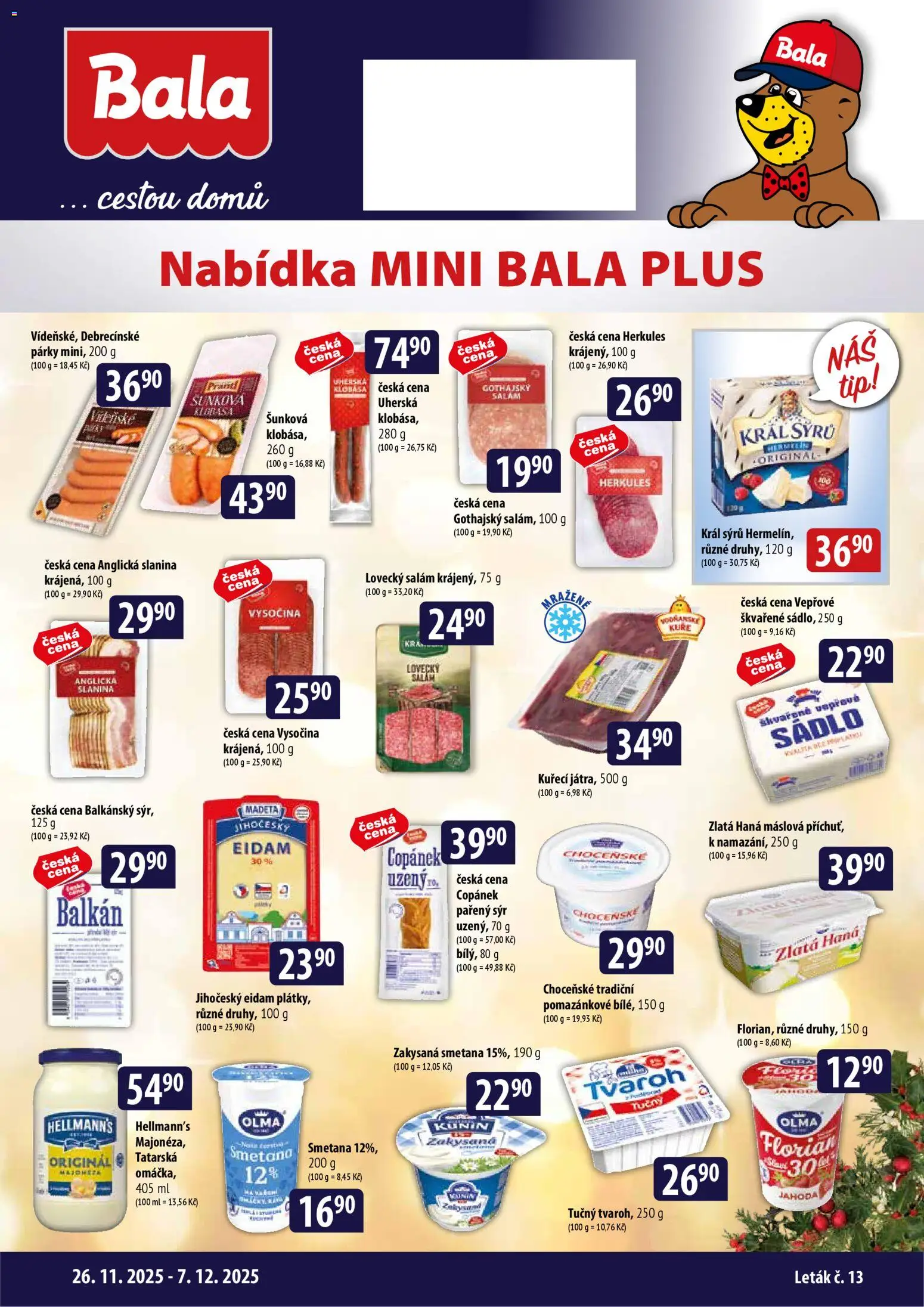 Náhled nabídky: BALA Malý leták platný od 26.11.2025