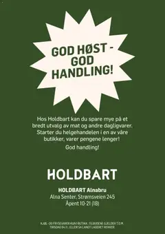 Forhåndsvis Kundeavis fra butikk Holdbart gyldig fra 29/10/2025 | Side: 9