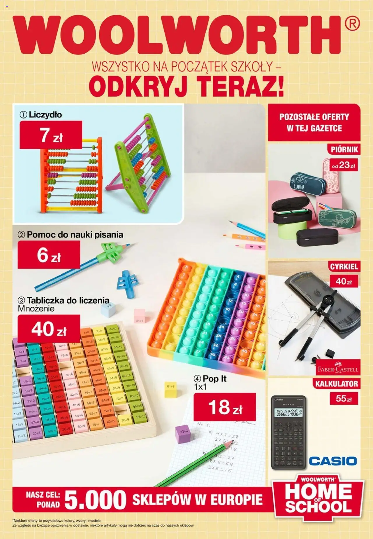 Woolworth Powrót do szkoły od 22.08.2025 - Nowa Gazetka - Numer strony 1