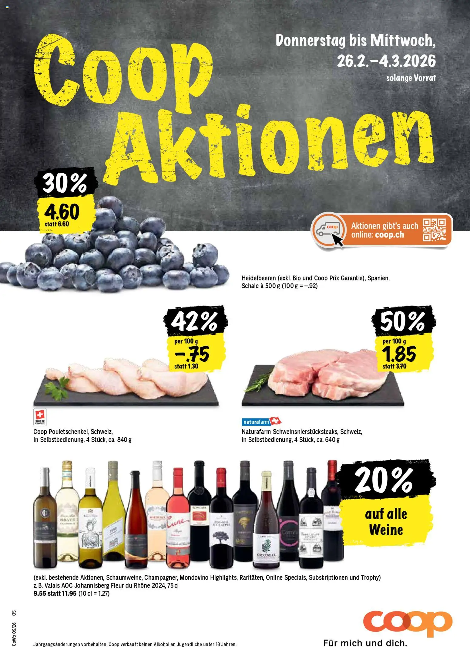 Vorschau des Merkblatts Aktionen vom Shop Coop gültig von 26.02.2026 bis 04.03.2026