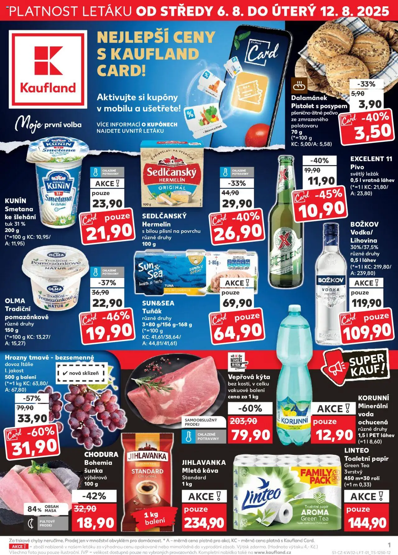  KAUFLAND Leták - Kolín (06.08.2025) příští týden 