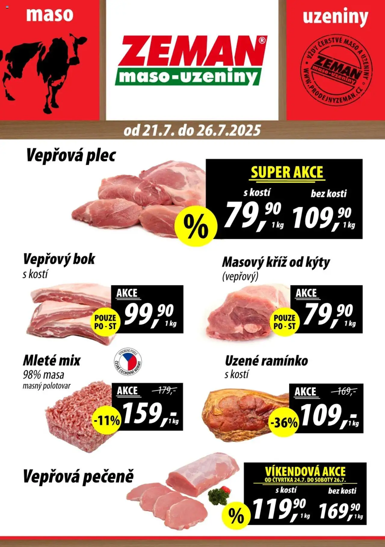  Prodejny Zeman Leták (21.07.2025 - 26.07.2025)