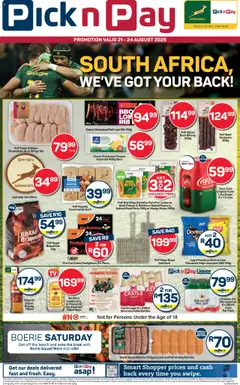 Preview of Pick n Pay flyer valid from 21/08/2025