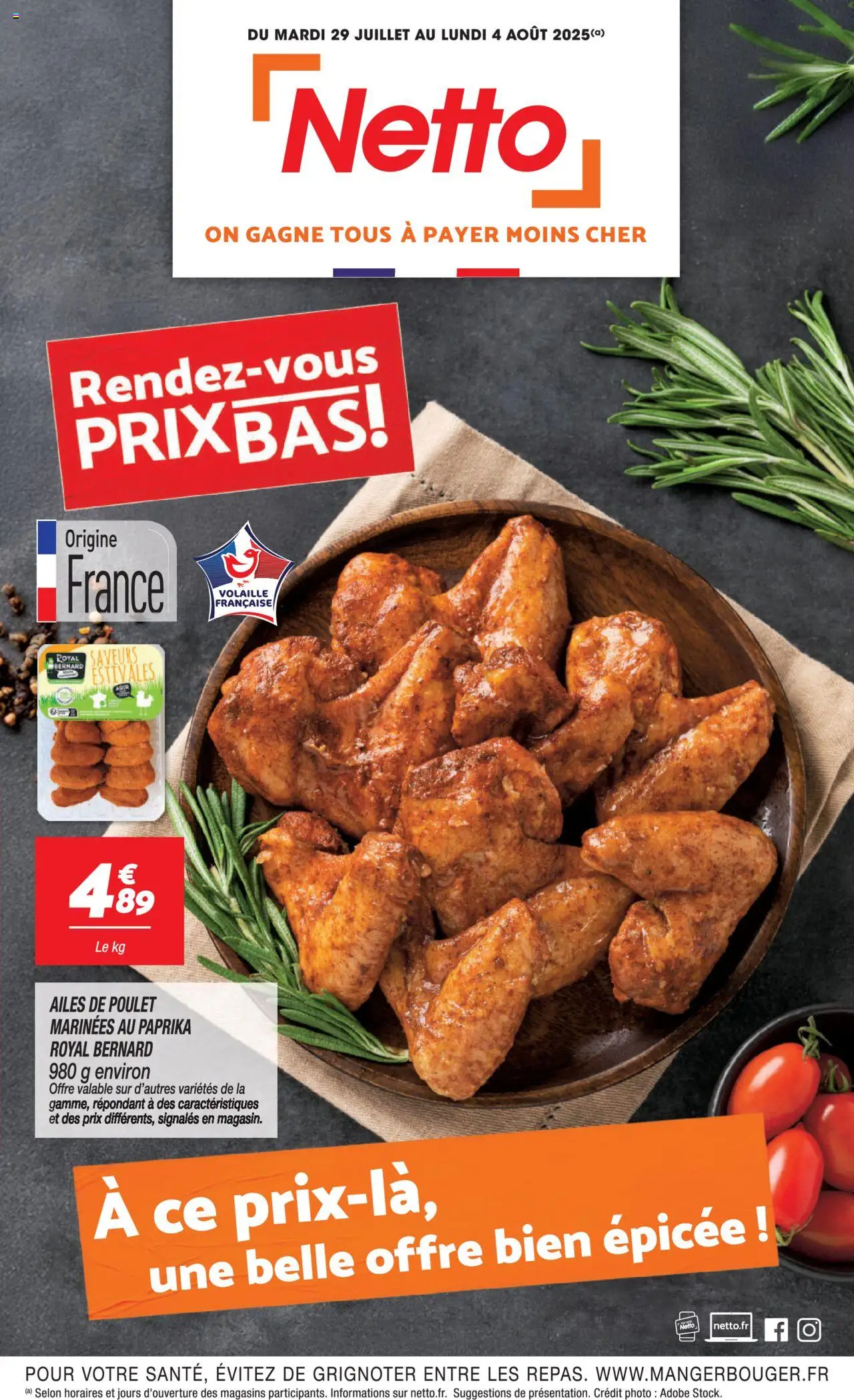 Catalogue de la boutique Netto valable du 29/07/2025 - Page numéro 1