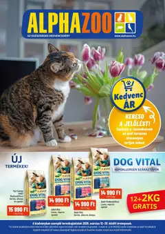 AlphaZoo - AlphaZoo akciós újság megtekintése, amely érvényes 2026.03.12.-től