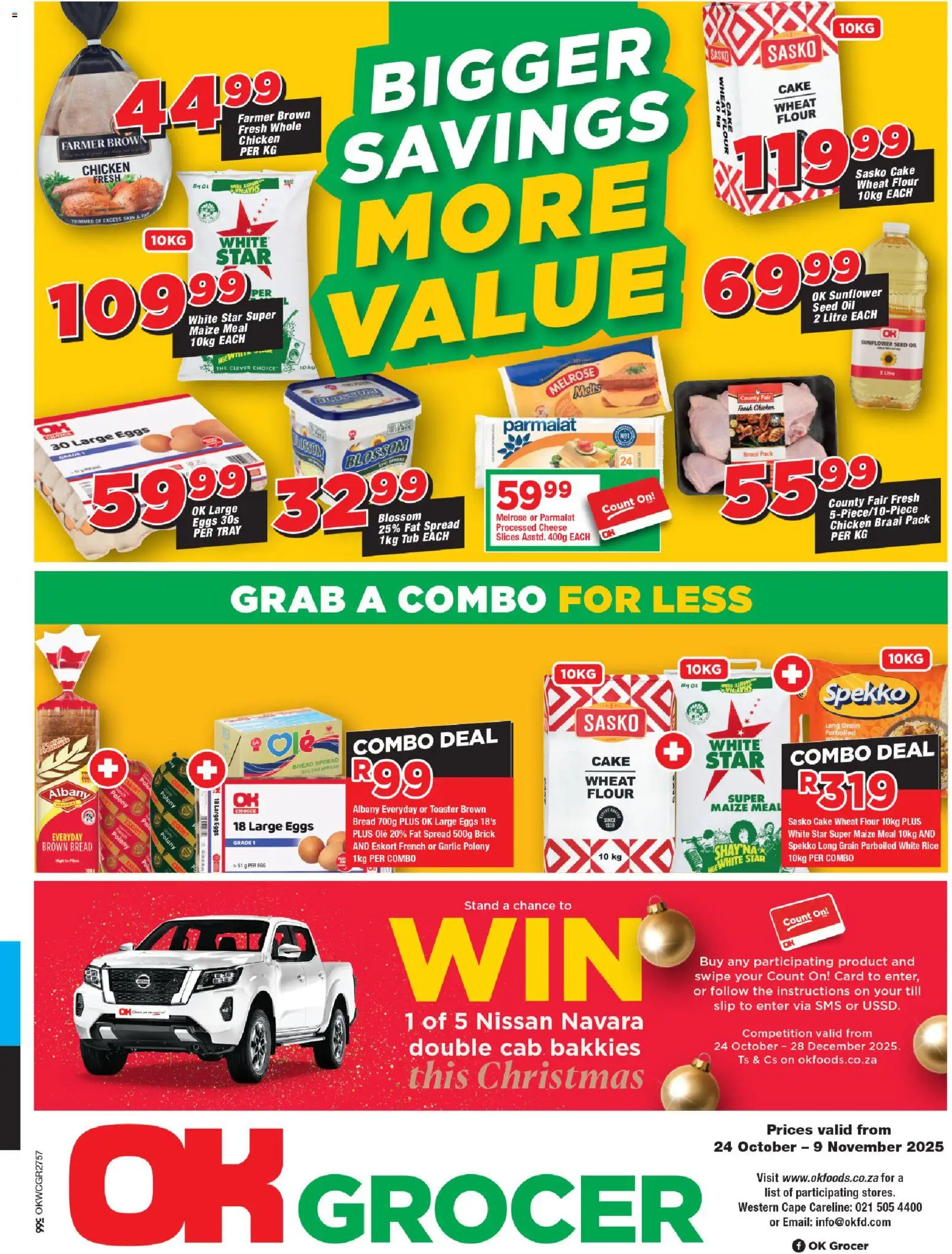 OK Foods Western Cape - OK Grocer from 24/10 - 09/11/2025 > Promotions