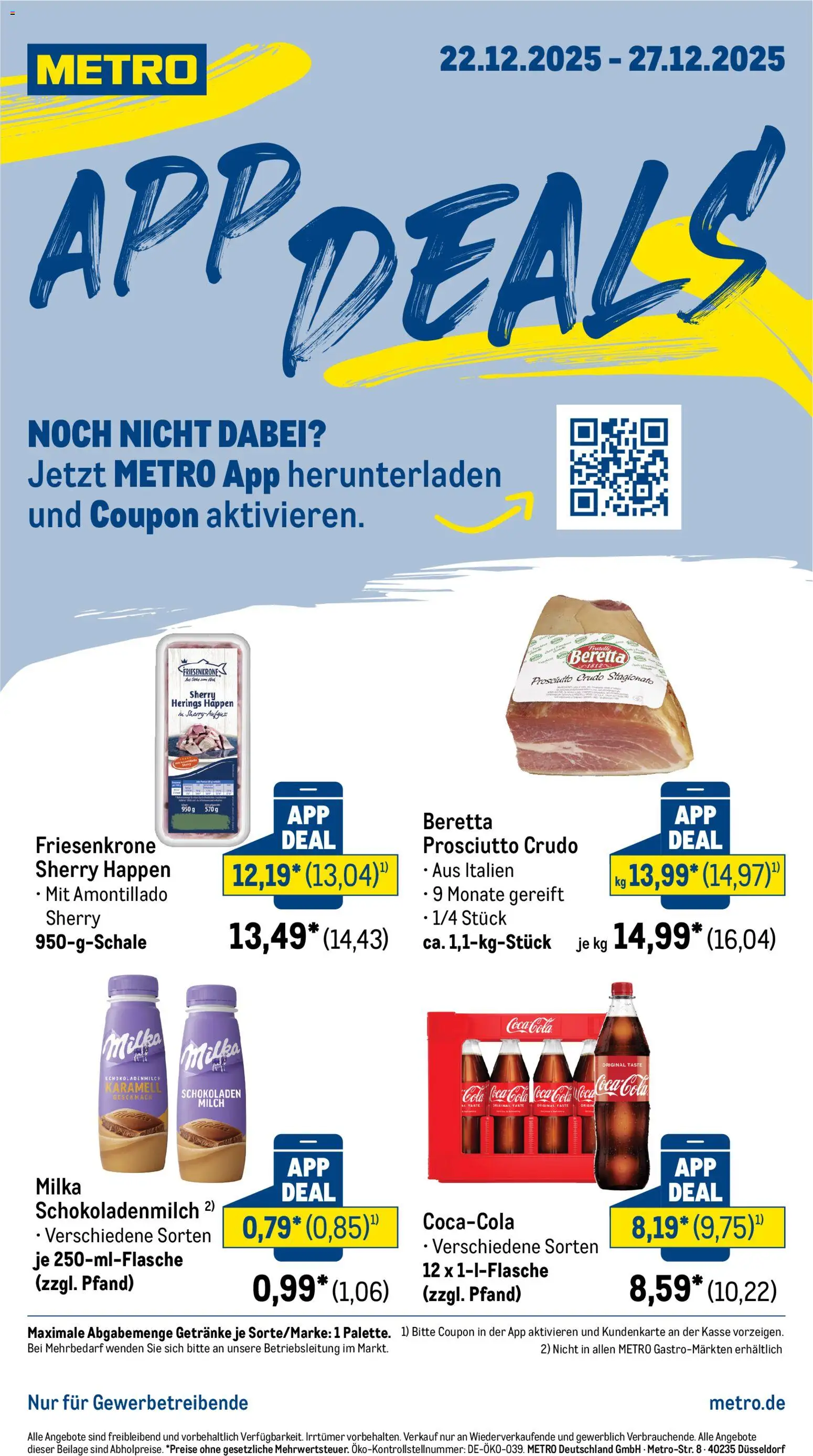 Vorschau von dem Prospekt des Geschäftes Metro, gültig ab dem 22.12.2025