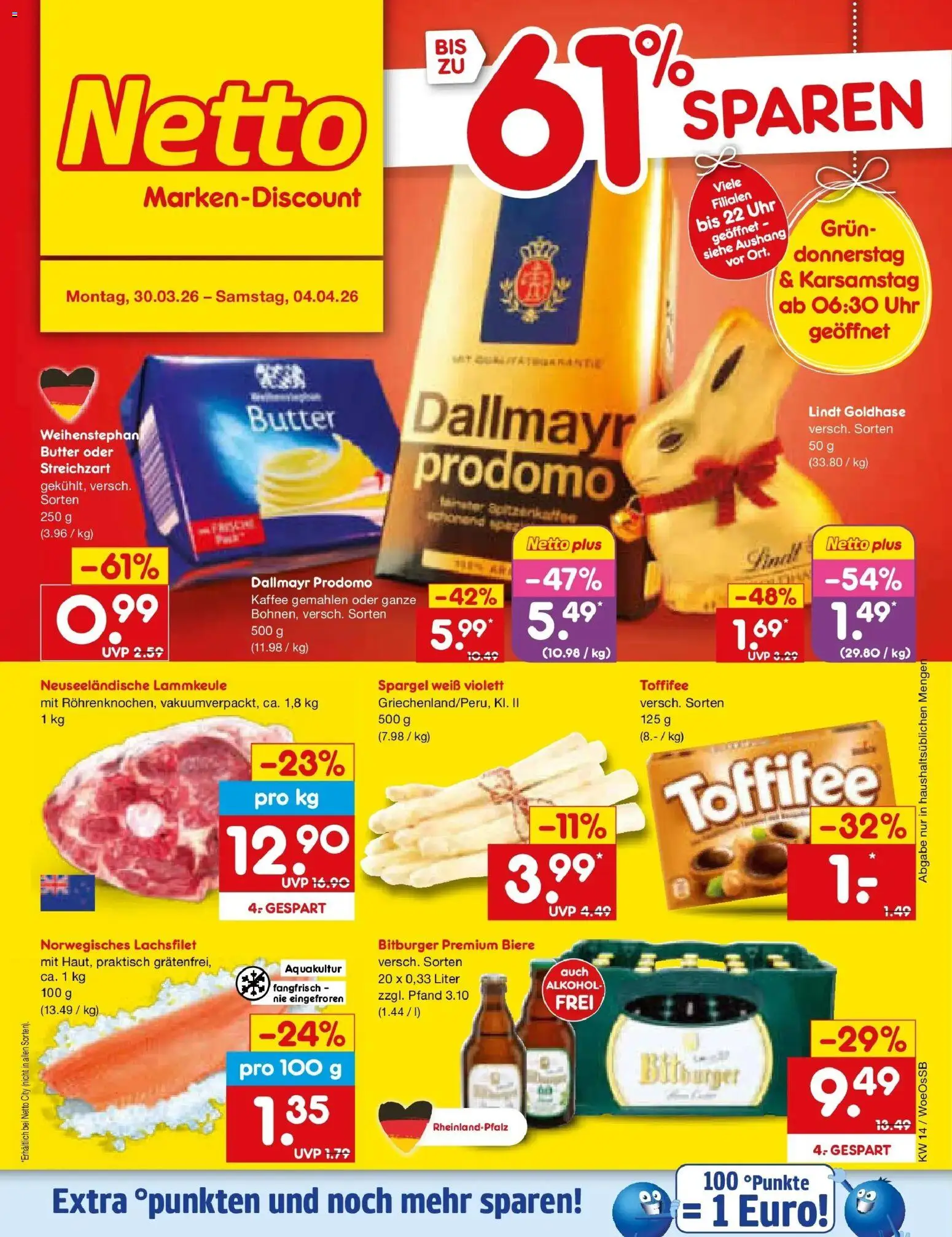 Vorschau von dem Prospekt des Geschäftes Netto Marken-Discount, gültig ab dem 30.03.2026
