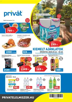 PRIVÁT - PRIVÁT akciós újság megtekintése, amely érvényes 2026.03.12.-től