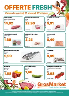 Anteprima dell'opuscolo Volantino Offerte Fresh dal negozio Sogegross valido da 21/10/2025