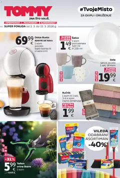 Pregled letka Super ponuda za vrt i proljeće trgovine Tommy vrijedi od 02.03.2026