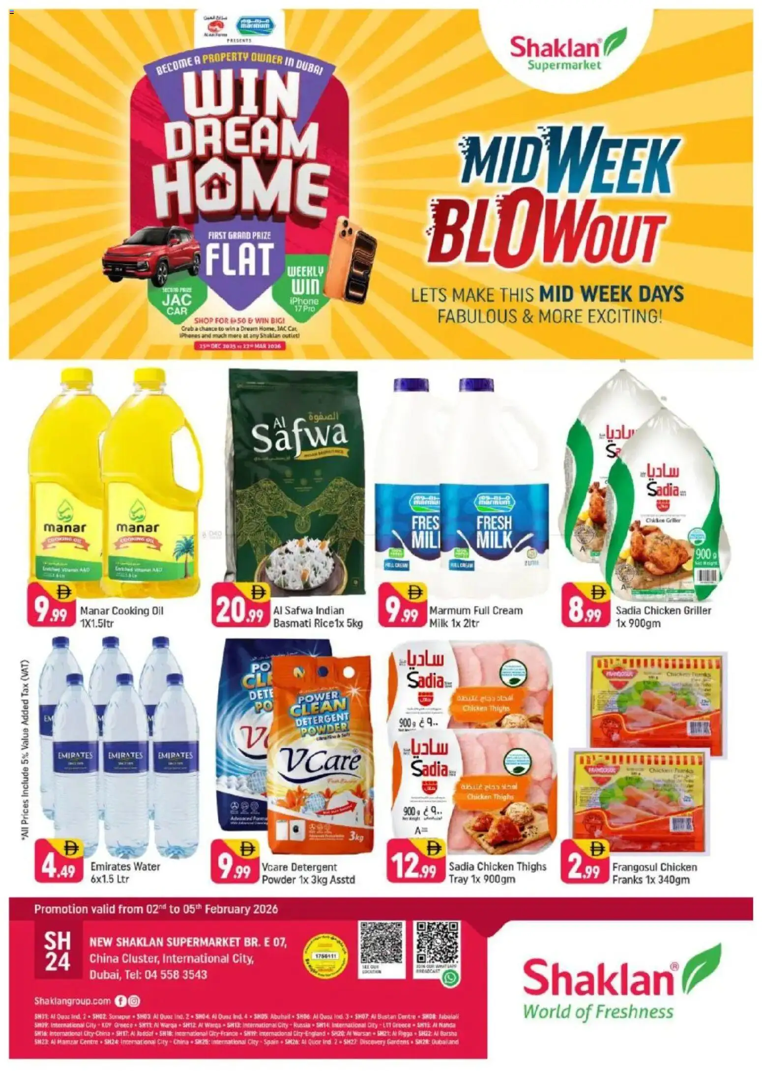 Preview of the catalogue Midweek Blowout - E07, International City, China Cluster of store Shaklan valid from 2 Feb, 2026