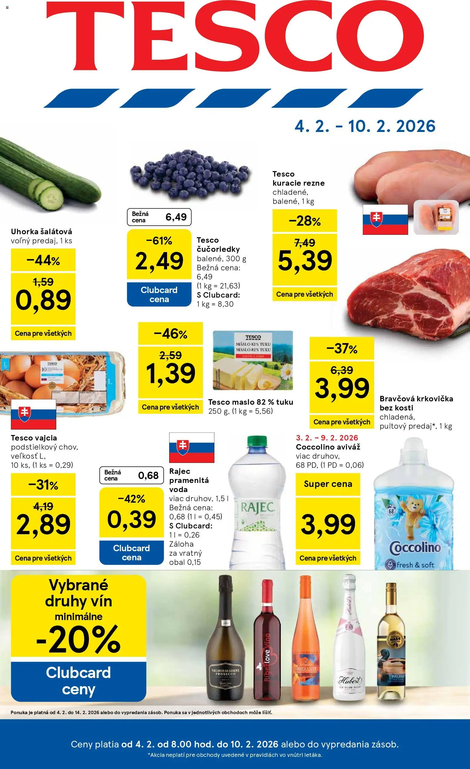 Náhľad Tesco letáku platného od 04.02.2026