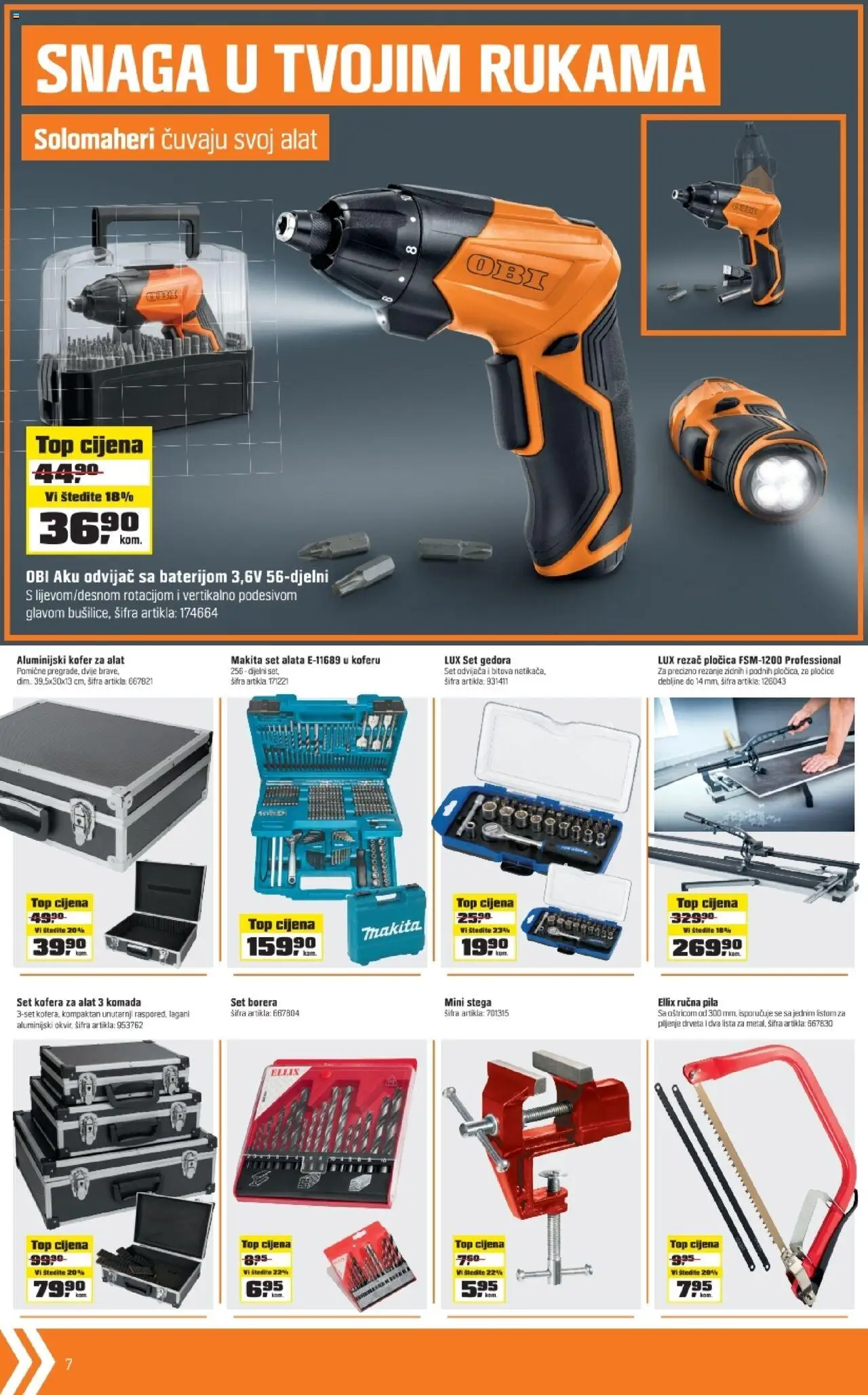 Pregled letka Katalog trgovine OBI vrijedi od 2025.10.13