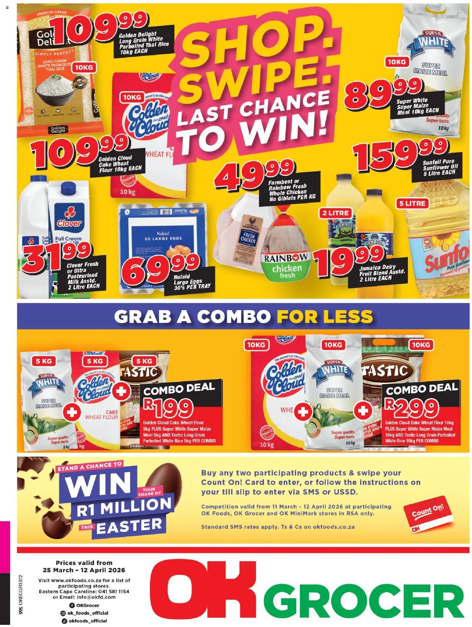 Preview of OK Foods flyer valid from 25/03/2026