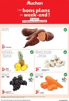 Voorbeeld van Les bons plans du week-end dans votre hyper ! van winkel Auchan geldig vanaf 09/10/2025