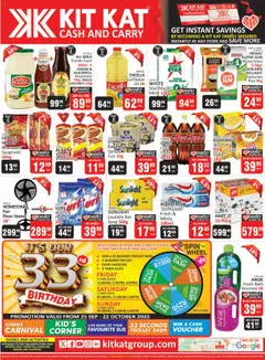 Preview of KIT KAT Cash & Carry flyer valid from 25/09/2025