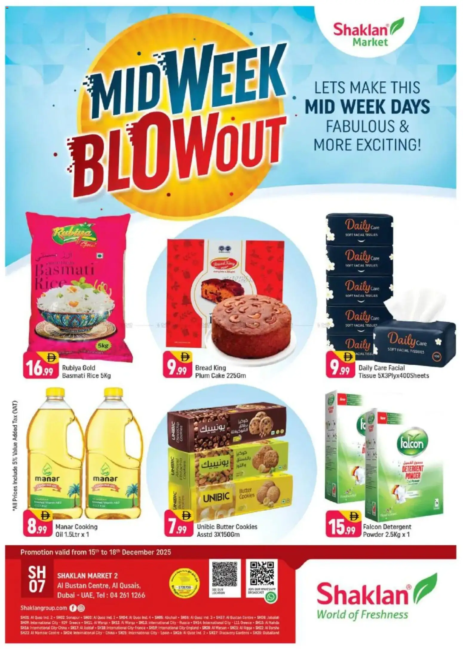 Preview of the catalogue Midweek Blow Out - Al Bustan Centre, Al Qusais of store Shaklan valid from 15 Dec, 2025