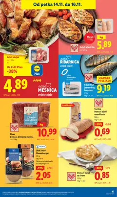 Pregled letka Katalog trgovine Lidl vrijedi od 10.11.2025 | Stranica: 87