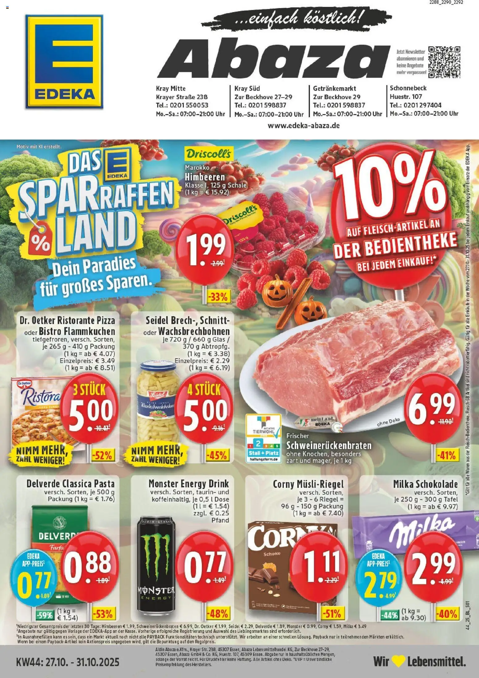 Vorschau von dem Prospekt des Geschäftes Edeka, gültig ab dem 26.10.2025