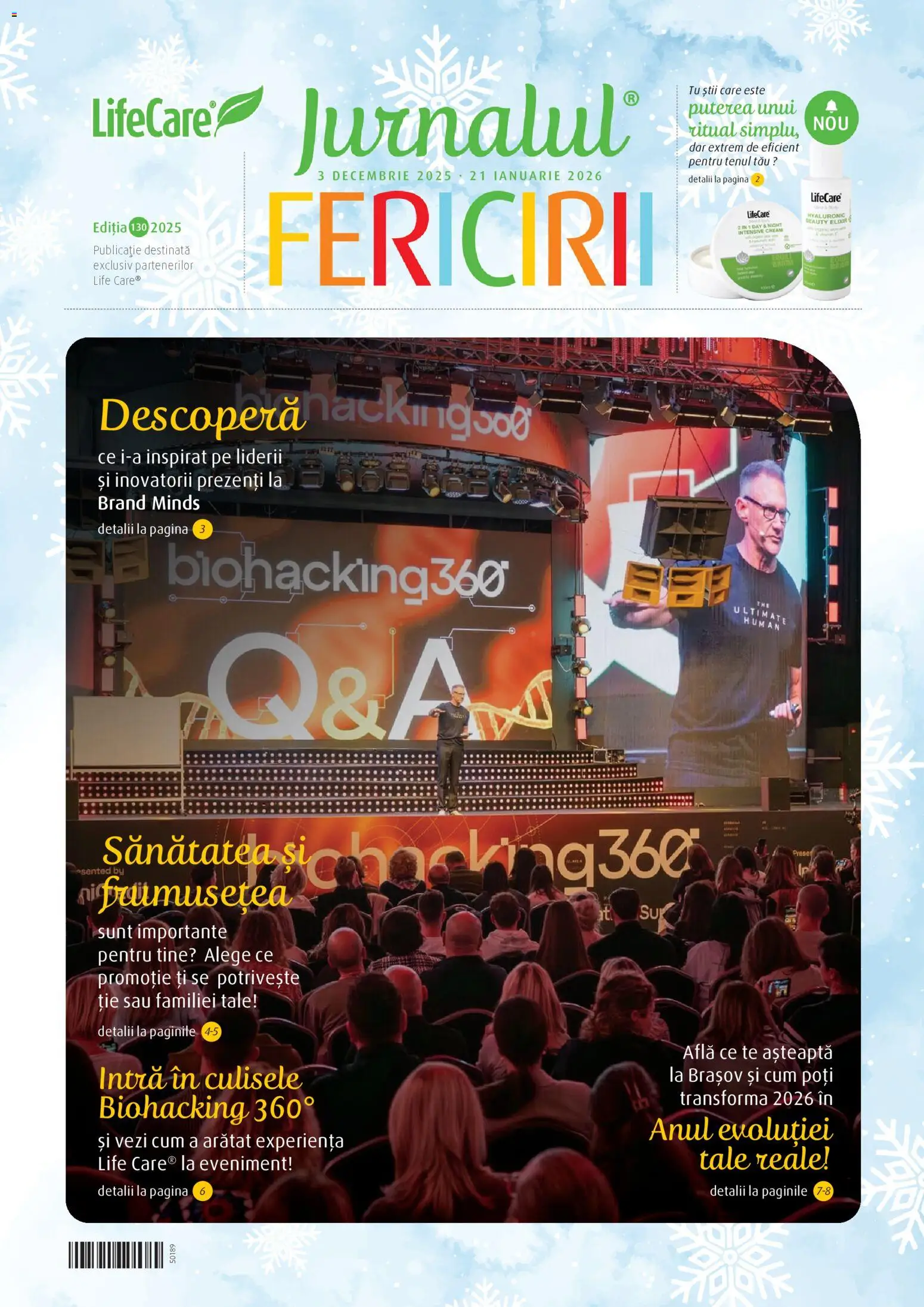 Previzualizarea de cataloage: Life Care Catalog - Jurnalul Fericirii Decembrie/Ianuarie valabil de la 03.12.2025