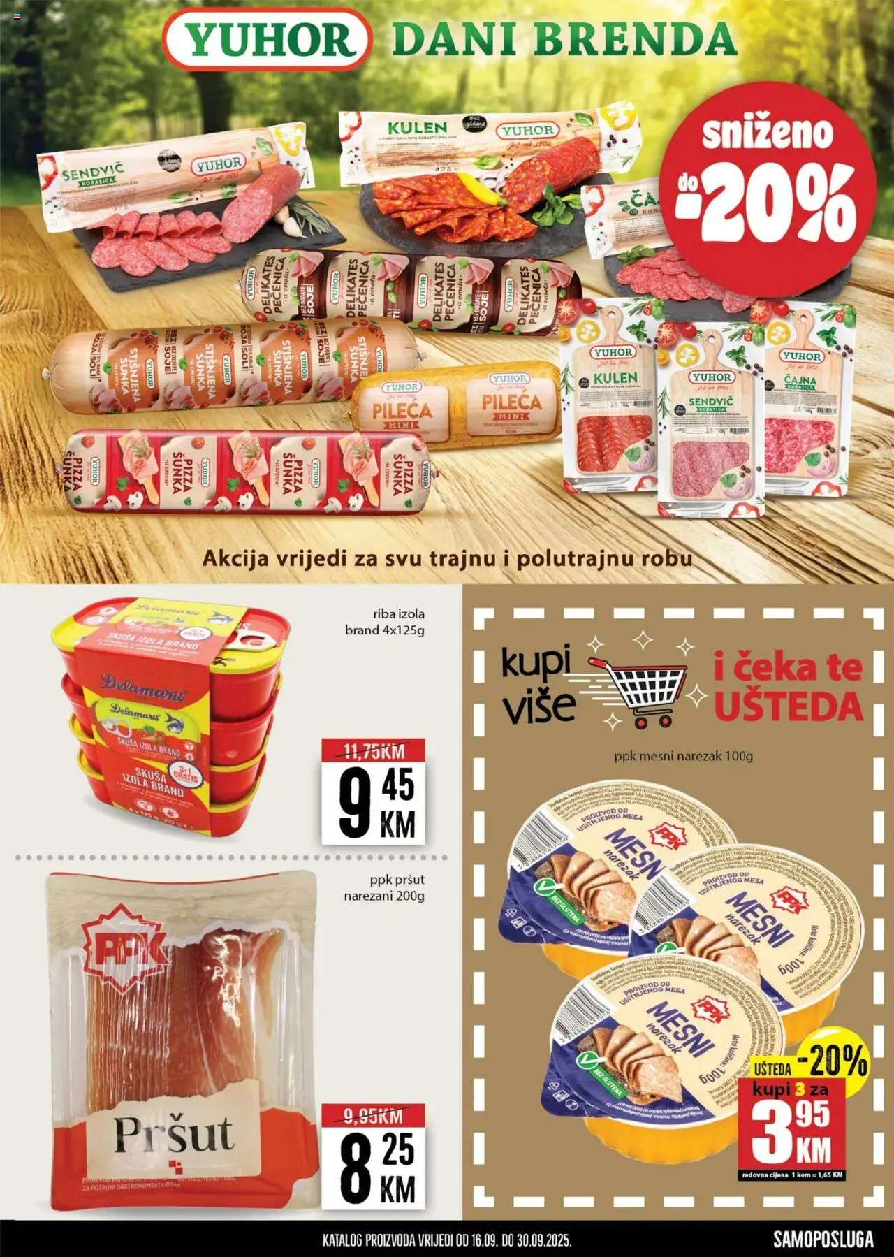 Pregled letka Katalog trgovine Prodex vrijedi od 2025.09.16