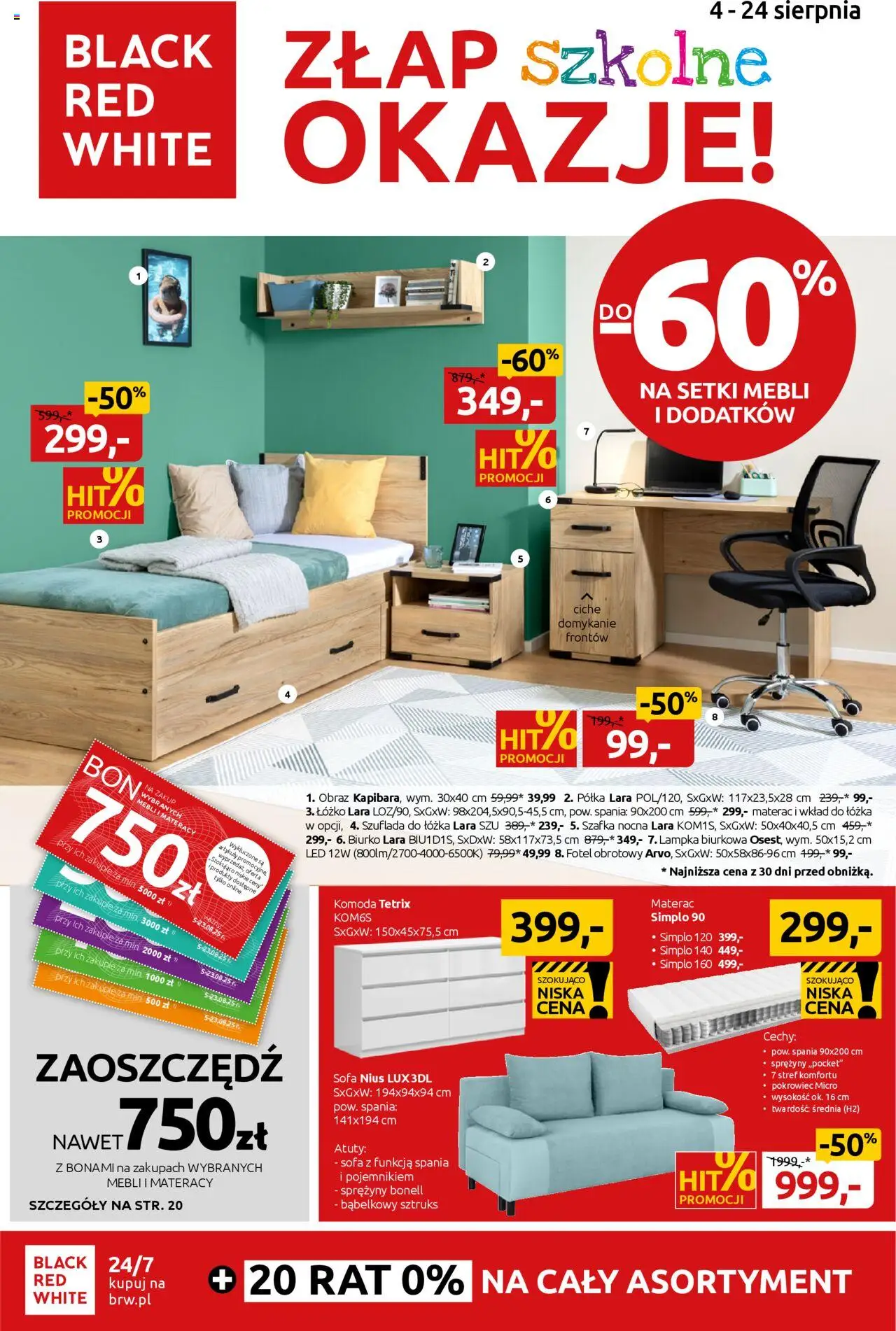 Black Red White Promocje od 04.08.2025 - Nowa Gazetka - Numer strony 1