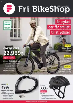 Eksempel på tilbudsavis Tilbudsavis fra butik Fri BikeShop gyldig fra 16/07/2025