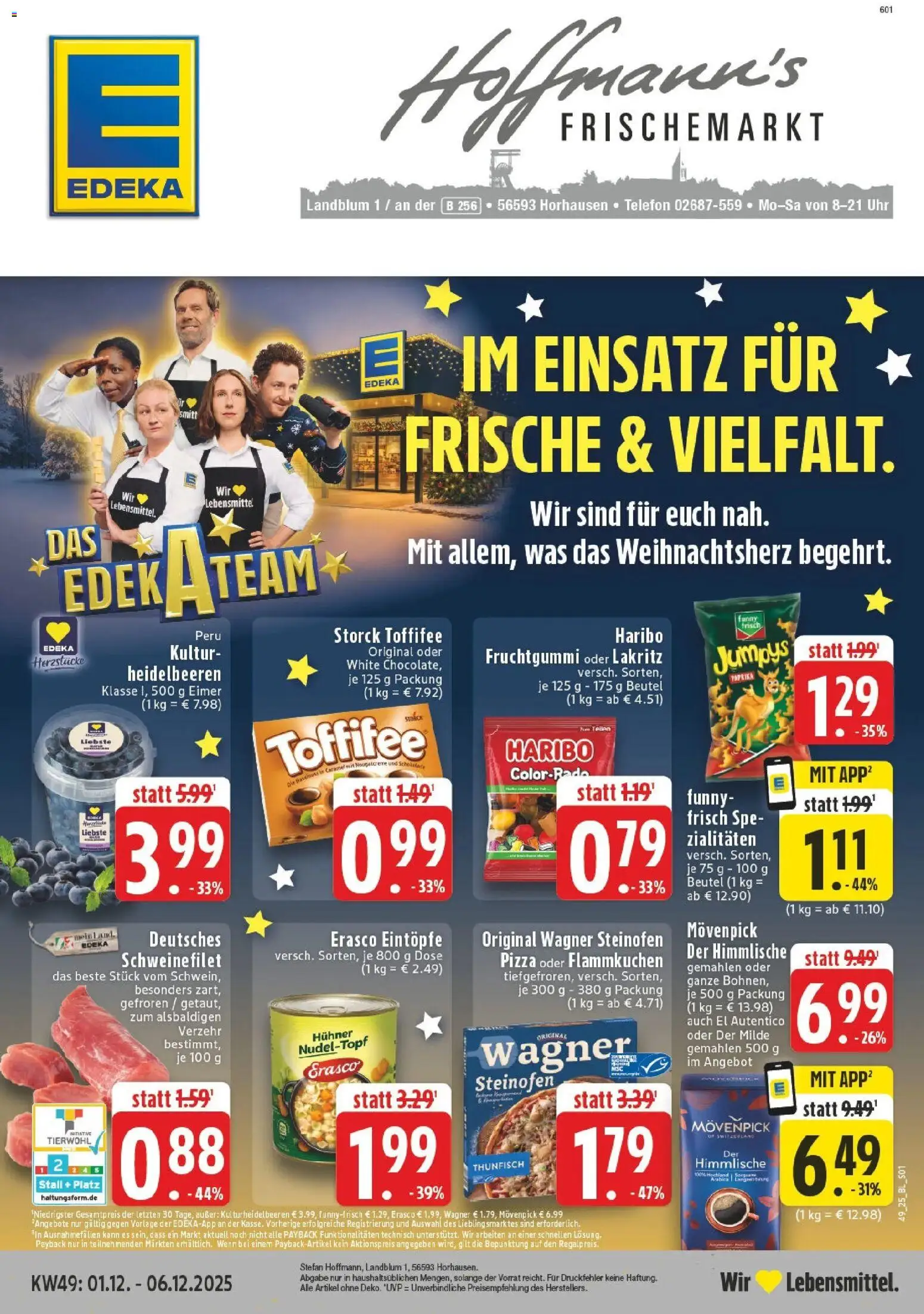 Vorschau von dem Prospekt des Geschäftes Edeka, gültig ab dem 01.12.2025