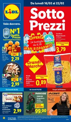 Anteprima dell'opuscolo Sottoprezzi dal negozio Lidl valido da 12/02/2026
