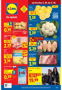 Náhľad Lidl letáku platného od 02.10.2025