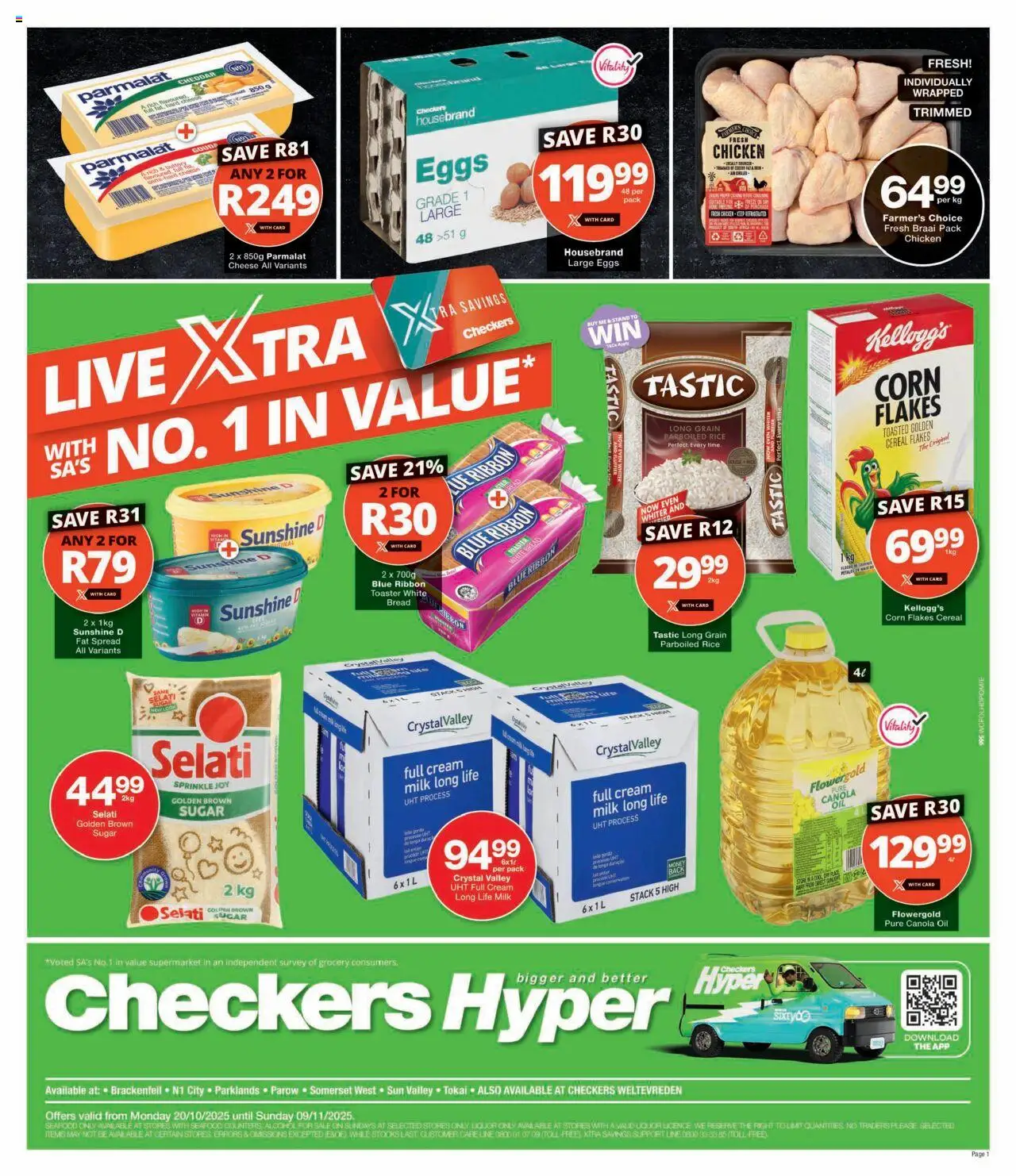 Checkers Western Cape - Hyper October Month-End Promotion 20/10 - 09/11/2025 >> Catalogue