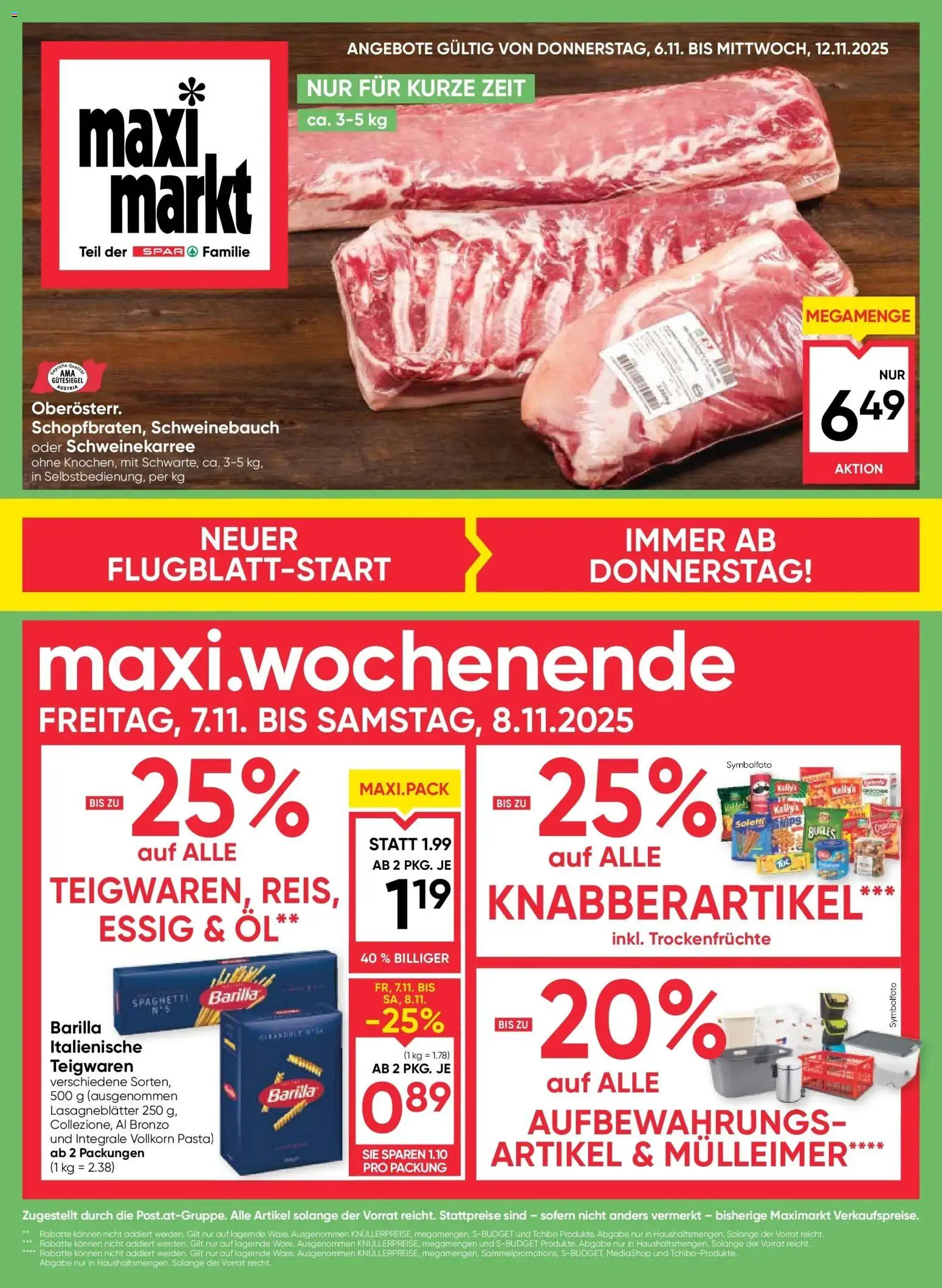 Vorschau der Angebote: Maximarkt Vöcklabruck, Wels gültig ab 06.11.2025