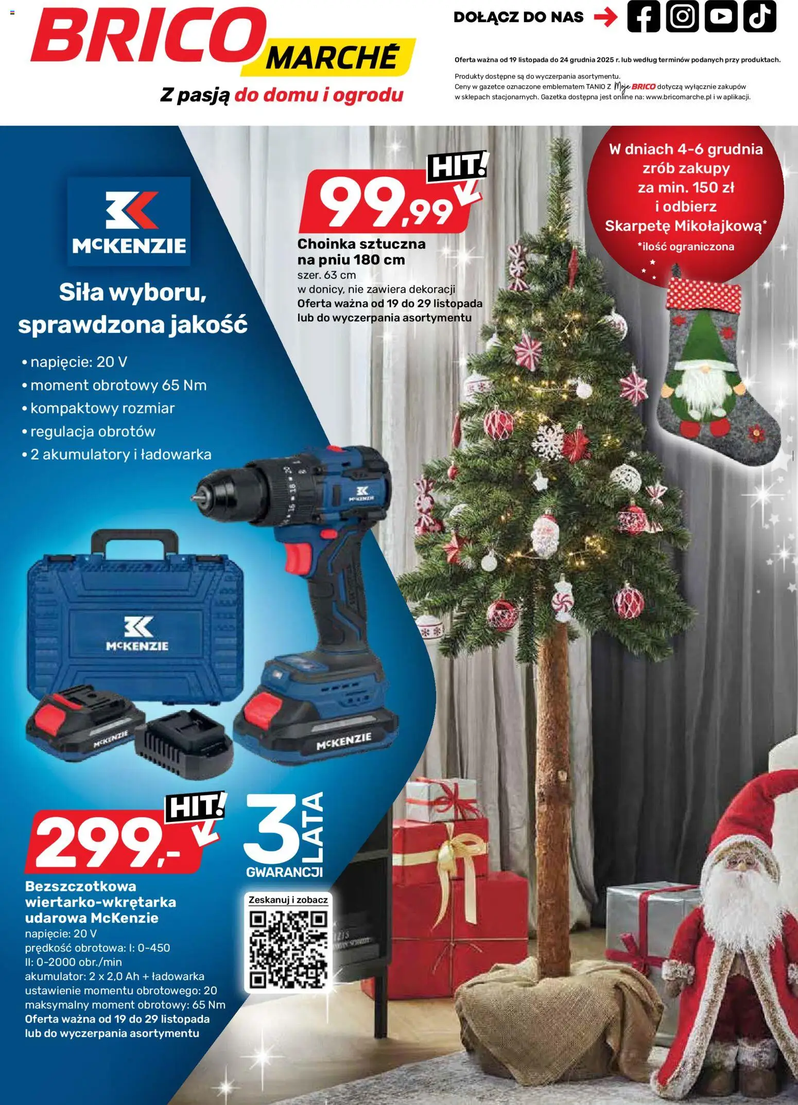 Pogląd gazetki "Gazetka" ze sklepu Brico Marché ważnej od 19.11.2025