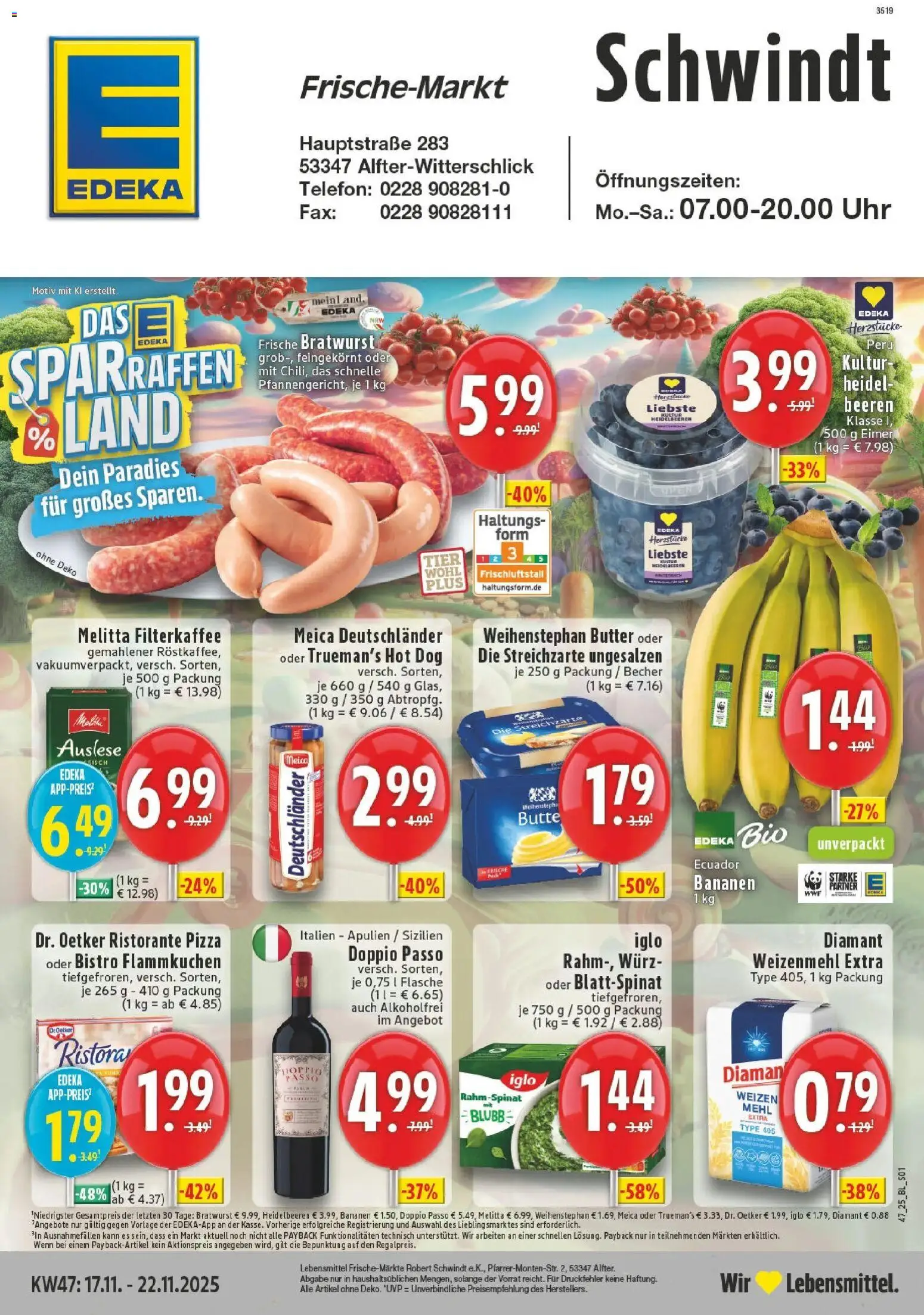 Vorschau von dem Prospekt des Geschäftes Edeka, gültig ab dem 17.11.2025
